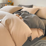 Popxstar  Luxury Bedding Set 100% Egyptian Cotton 400TC Duvet Cover Flat Fitted Sheet Single Double Queen King Quilt Cover with Pillowcase