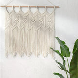 Popxstar  Nordic Style Hand-Woven Tapestry Door Curtain Bohemian Decorative Tassel Wall Hanging B&B Hotel Decorative Curtain Door Hanging