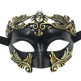 Fashion Cosplay Halloween Mask Ancient Greek Roman Masquerade Mask Festival Costume Venetian Half Face Mask Halloween Party