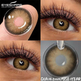2pcs Natural Colored Contact Lenses Blue Brown Eye Contacts Lenses Gray Makeup EyesLense Yearly Green Beautiful Pupils