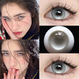 2pcs Blue Colorld Contact Lenses for Eyes with Degree Natural Green Pupils Beauty Korea Lenses Fashion Cosmetics Lens