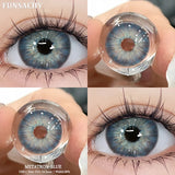 2Pcs Greeen Lenses Natural Colored Contact Lenses for Eye High Quality Blue Eyes Contacts Lens Yearly Beautiful Pupil