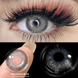 Popxstar  Natural Color Lens Eyes 2pcs Color Contact Lenses for Eye Beauty Contact Lenses Eye Yearly Cosmetic Color Circle Lenses