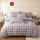 3pc  100% Cotton Printed Duvet Cover Set Includes One Duvet Cover and Two Pillowcases It's Soft Skin-friendly Cotton Bedding
