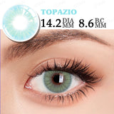 Popxstar 【1*contacts Lenses+1*tweezers+1*lenses Case】 Contacts Pupil Natural Contact Lenses For Eyes Yearly Cosmetic Contacts Lenses