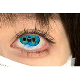 Dicoria Cosplay Halloween Scary Contact Lenses Crazy Mini Sclera Softlens 14.5mm