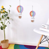 Rainbow hot air balloon Dream catcher Dreamcatcher living room bedroom children's room tassel tapestry Wall decoration pendant