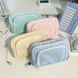 Popxstar Girl Large Capacity Aesthetic Pencil Back-to-school Cases Cute Stationery Holder Bag Zipper Pencil Pouch Student School Supplies