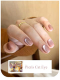 Autumn Winter Blue Black Red Glass Bead Crystal Cat Eye Gel Nail Polish New Whitening High Density Sparkling Nail