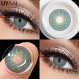 Popxstar  Contact Lenses Gray Cosmetic Eyes Colored Lens Natural Pupils Black Makeup Colored Pupils Beauty Black lenses Woman Makeup