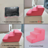 Popxstar Ladder Dogs Pets Bone Shape Puppy Stairs Beside The Sofa Bed Ramp for Dogs Protecting Pet Joint Safety Stairs for Elderly Dogs