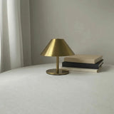 Creative Mushroom Bedside Lamp Touch Control Dimming LED Table Lamp Eye Protection 3 Color Lights Metal Reading Lamp