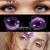 Popxstar  2pcs/1pair Anime Cosplay Colored Contact Lenses crazy Halloween Coloured Anime Softlens Hoshino Ai Pupil