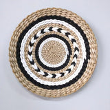 Wall Hanging Pendant Straw Woven Decoration Round-shaped Wall Hanging for Living Room Bedroom New Wall Decoration Moroccan Style