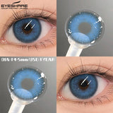 1pair Colored Contact Lenses Blue Eyes Lenses Gray Beautiful Pupils Natural Brown Eye Contact Green Makeup Lens Yearly