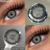 Popxstar  2pcs Blue Color Contact Lenses for Eyes High Quality Brown Natural Lens Green Pupils Korean Soft Lens Cosmetic Yearly