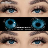 New Red Lenses Halloween Colored Contact Lenses Cosplay Pink Eyes Lens Anime Eyes Blue Green Makeup Contact Purple Lens