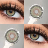 1Pair New Natural Colored Contacts Green Lenses Beauty Pupils for Eyes Brown Contact Lenses Cosmetics Fast Shipping