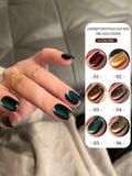 Autumn Winter Blue Black Red Glass Bead Crystal Cat Eye Gel Nail Polish New Whitening High Density Sparkling Nail
