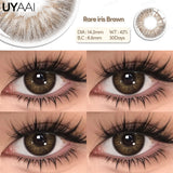 Popxstar 1 Pair Color Contact Lenses for Eyes Korean Brown Natural Big Eye Lenses Gray Eye Contact Green Color Lens