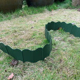 Popxstar 20Pcs Garden Fence PP Plastic Lawn Path Border DIY Plant Flower Border Yard Lawn Palisade Decorations Accessories New