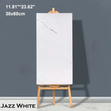 Popxstar 10-20pcs 30x60cm Self-Adhesive Marble PVC Floor Tiles Waterproof Peel Stick Wall Sticker Kitchen Bathroom Removable Home Decor ﻿