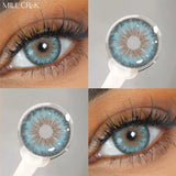 1Pair Natural Colored Pupils Blue Contacts Lenses for Eye Korean Lenses 14.2mm Green Lenses Beauty Fashion Lenses New