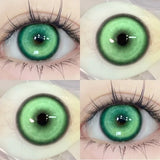 1pair Halloween Color Contact Lenses for Eye With Prescription Green Contacts Anime Purple Lenses Contacts Cosplay Yearly