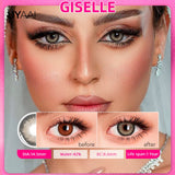 Popxstar Contact Lenses Color Cosmetics Multicontact Eye Contact Lenses Korean Makeup Colored Puipls Cosmetic Natual Lens Gray Lens