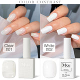 popxstar Mxsi 15ml Gel Nail Polish Neon Brown Royal Blue Red Green Pastal Nude Nail Art Varnish Gel Lacquer Top Coat UV Gel Nail Not Set