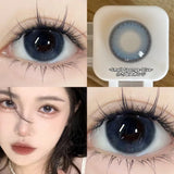 Popxstar 2pair/pcs Natural Lenses Contact Lenses for Eyes Beauty 10 Tone Natural Pupil Eye Color lens Yearly Use 14.2/14.5mm