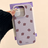 Cute Flowers Lovely Floral Matte Case for IPhone 13 14 16 15 Pro Max Shockproof Protective Cover for Iphone 17 Pro Max Case