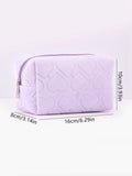 Popxstar Love Solid Color Pencil Case Large Capacity Pen pouch  Portable Storage Bag Trousse Pillow Pen BagPillow Stationery Pencil Case
