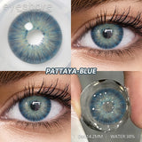 Natural Soft Gray Lenses 1Pair Colored Contact Lenses Brown Eyes Lens Fashion Blue Eye Contact Yearly Makeup Green Lens