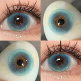 2PCS Yearly Natural Contact Lenses Colored Pupils for Eyes Cosmetics Lenses Beautiful Contacts RU Shipping Fast Delivery
