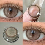 Popxstar Rose Witch Cosplay Prescription Contact Lenses Myopia Lenses with Diopter Anime Red Pupils Color Contact Lenses for Eyes
