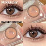1 Pair contact lenses for eyes color eye contacts brown gray lens beautiful pupils for makeup yearly use