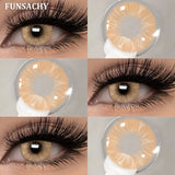 Popxstar  2pcs Colorcon Contact Lenses Gray Pupils for Eyes Fashion Color Contact Lenses Eye Makeup Beauty Cosmetics Blue Lenses