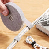 1/5M Cable Organizer Cable Management Wire Winder Tape Earphone Mouse Cord Management Ties Protector