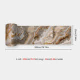 Popxstar  41 Styles Baseboard Stickers Waterproof Peel & Stick Waistline Wall Sticker Floor Border Sticker For Kitchen Bathroom 10x200cm