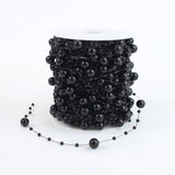 Popxstar 10M 3-8mm Beads Garland Pearl Strands Fish Chain Ribbon for Christmas Tree Wreath Gift Wrapping Decoration
