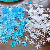 Popxstar  300Pcs/Bag Snowflake Frozen Party Snowflake Christmas Decorations For Home Winter Decorations Wedding Party Decoration