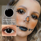 Popxstar  Cosplay Vampire Red Contact Lenses Anime Cosplay Halloween Lenses Cosmetic Colorful Multicontacts White Black Softlens
