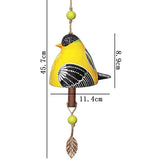 Popxstar  Ceramic wind chimes auspicious hanging decoration Chinese wind chimes creative home birthday gift