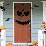 Popxstar Halloween Decoration Room Door Stickers Window Decor Skeleton Hand Pumpkin DIY Devil Witch Hat Glass Window Stickers Ghost
