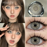 Popxstar  2pcs Colored Contact Lenses for Eye Natural Pupils Green Blue Contact Lenses Beauty Cosmetics High Quality Lens Yearly