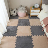Popxstar 60pcs Soft Plush Baby Play Mat EVA Foam Children's Carpet Interlocking Exercise Tiles Floor Carpet And Rug for Kids Pad 30*30 CM