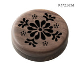 Popxstar  Walnut Hollow Carving Incense Burner Chinese Retro Tea Set Ornaments for Home Indoor Incense Burner
