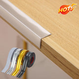 Popxstar 5M Self Adhesive Wall Stickers Baby safety tape Furniture Edge Guard Strip pvc corner 90 degree angle trim wall edge protector