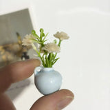 Popxstar Ins Style Mini Ceramic Small Vase Refrigerator Sticker Creative 3D Stereo Home Decoration Magnet